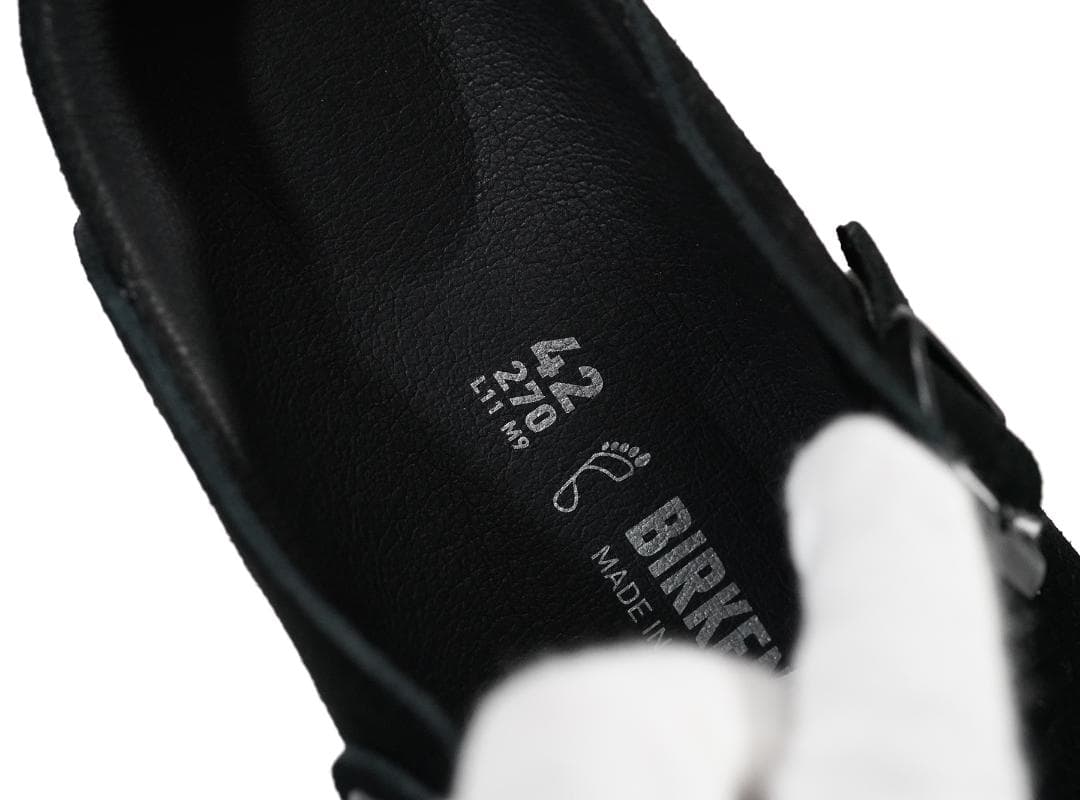 BEMAS 別注 BIRKENSTOCK Boston オールブラック 42