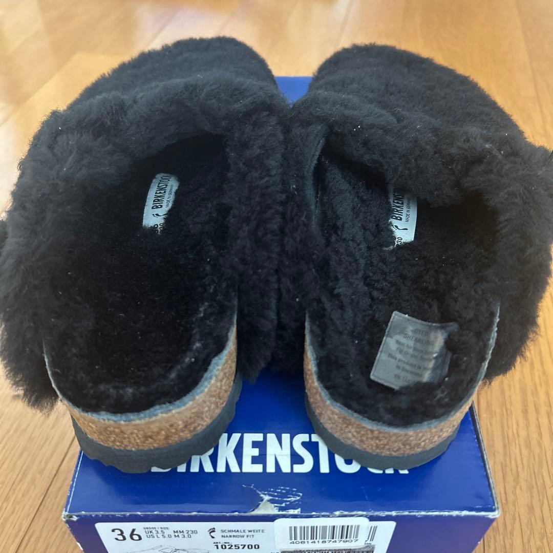 正規品　新品　BIRKENSTOCK ボストン　ビッグバックル　テディ　36