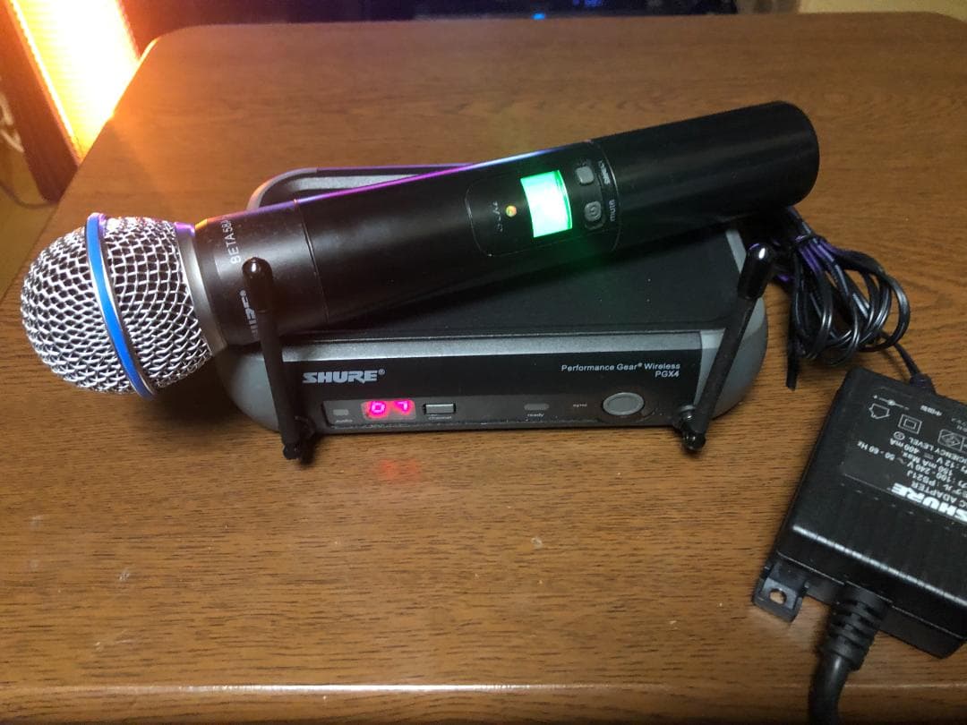 SHURE PGX24／BETA 58A ワイヤレスシステム