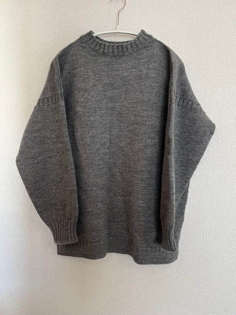 Guernsey Woollens グレー ニットセーター 38