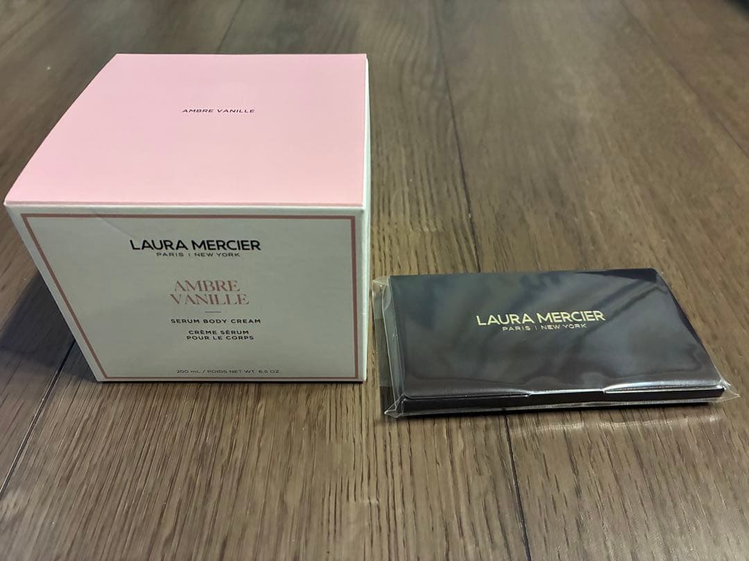 【おまけつき/新品未使用】ローラメルシエ　アンバーバニラ ボディクリーム 200