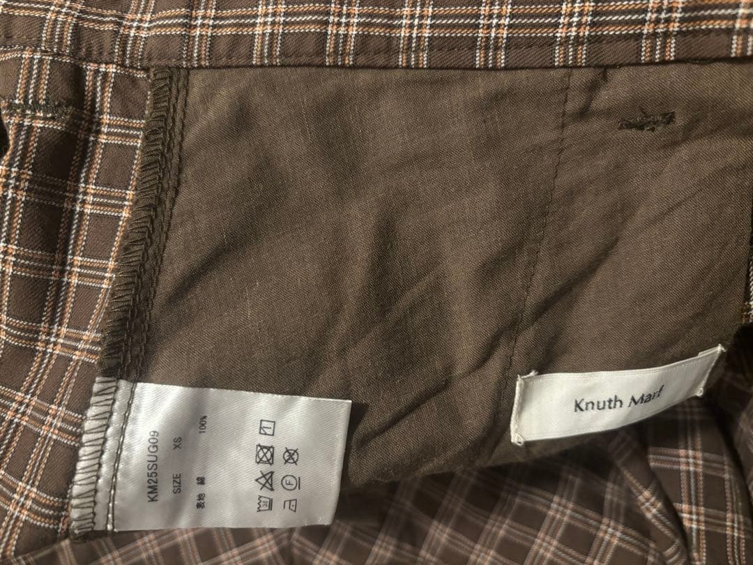 Knuth Marf クヌースマーフ　slit deformed pants