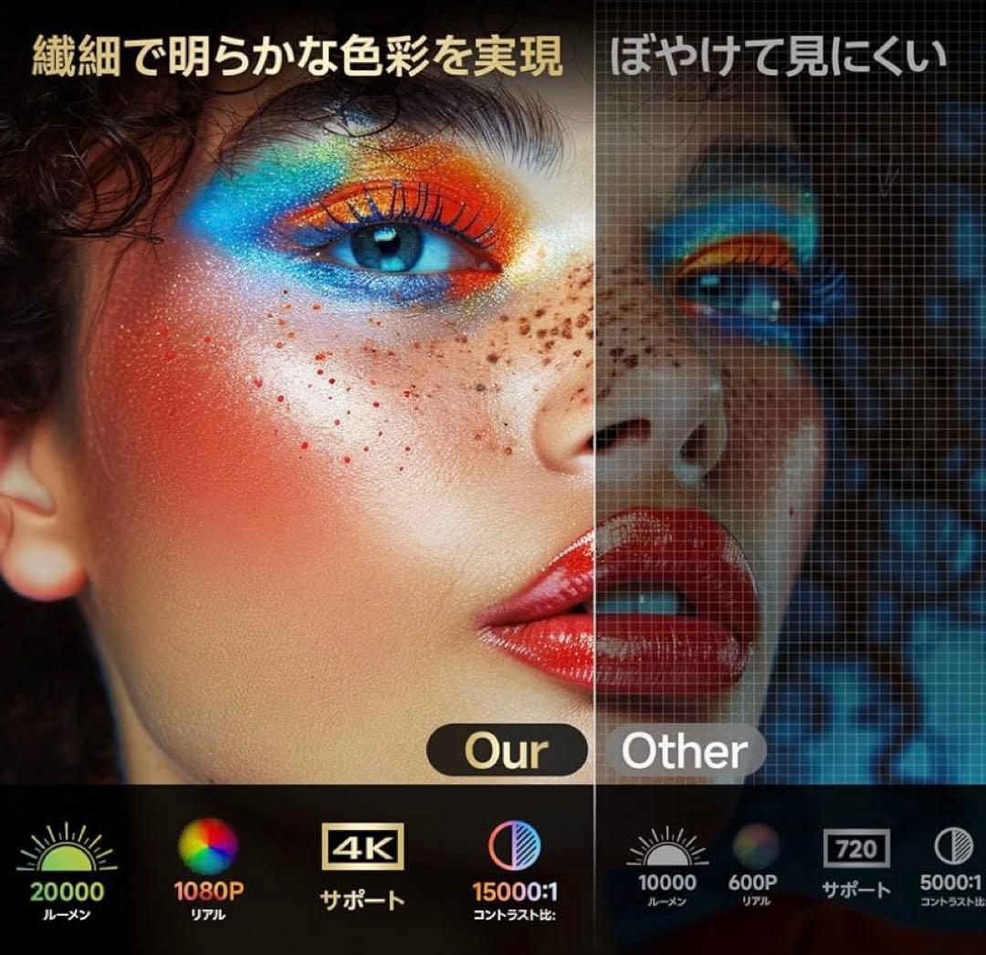 Netflix公式認証4K プロジェクター 2025年アップデート版