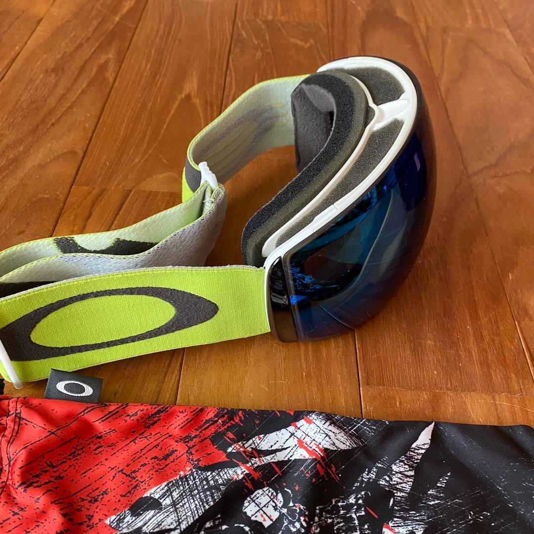 【美品】OAKLEY FLIGHT DECK グリーン　スキー　スノボ　ゴーグル