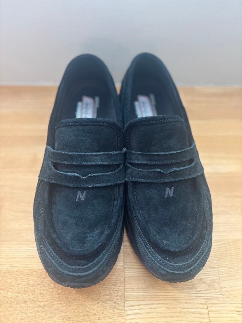 New Balance ブラック ローファー NB