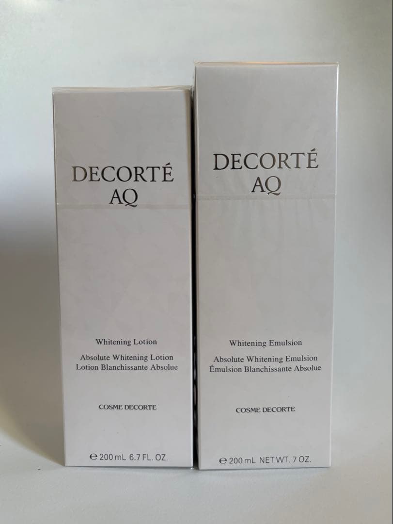 新品　コスメデコルテ AQ ホワイトニング 化粧水＆乳液セット