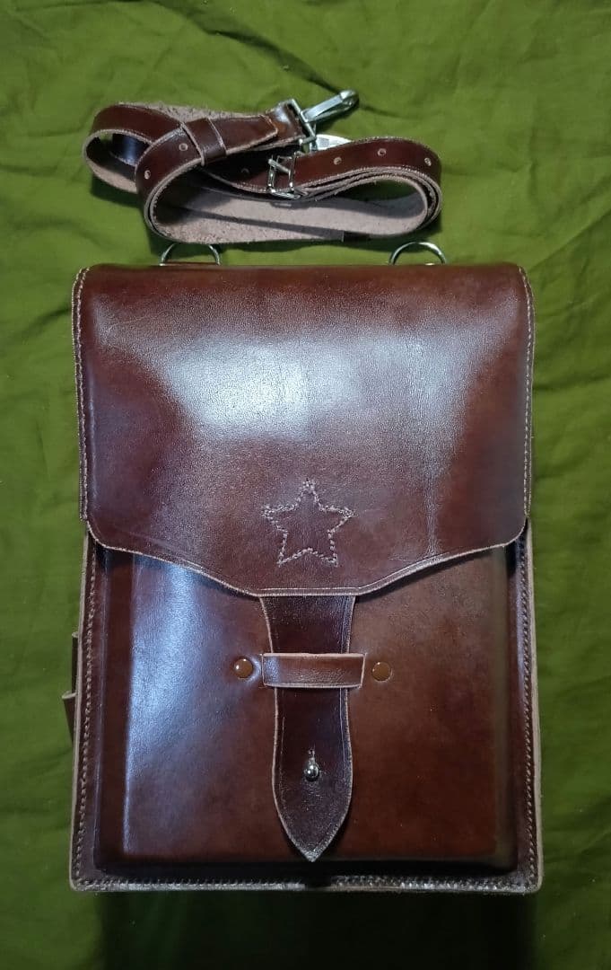 特大図嚢（Ａ４サイズ）日本軍代用　陸軍　軍属　ショルダーバッグ