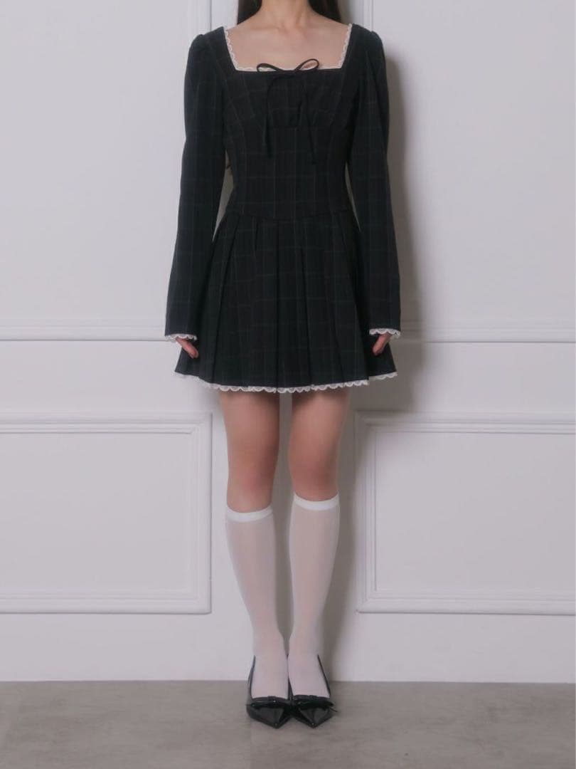 bubbles ガーリープリーツワンピース