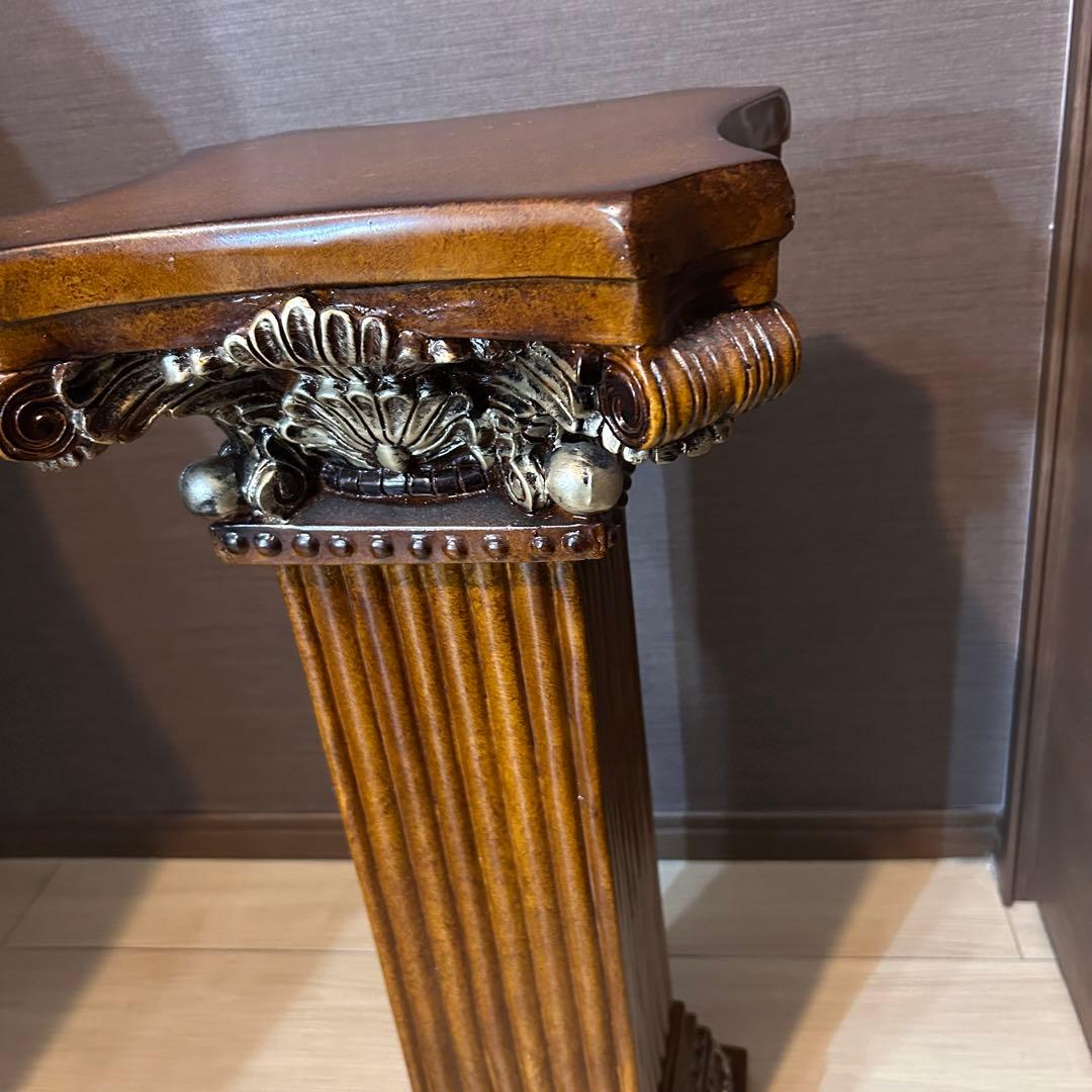 【美品】アンティーク　ロココ調　花台