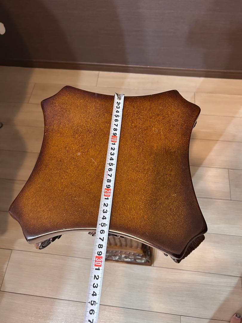 【美品】アンティーク　ロココ調　花台