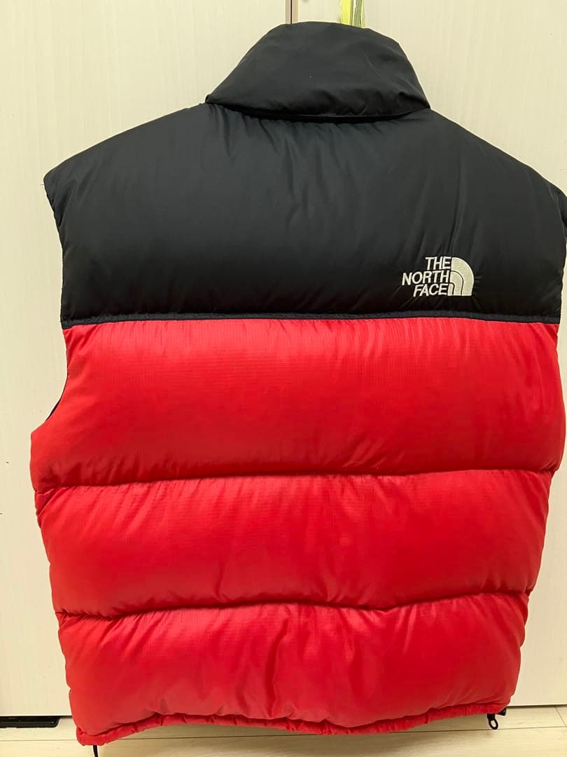 専用 THE NORTH FACE ダウンベスト 黒/赤
