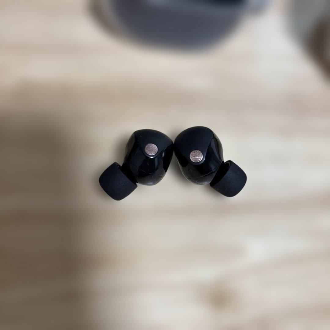 【極美品】SONY WF-1000XM5 ブラック　3年保証&ラバーケース付き