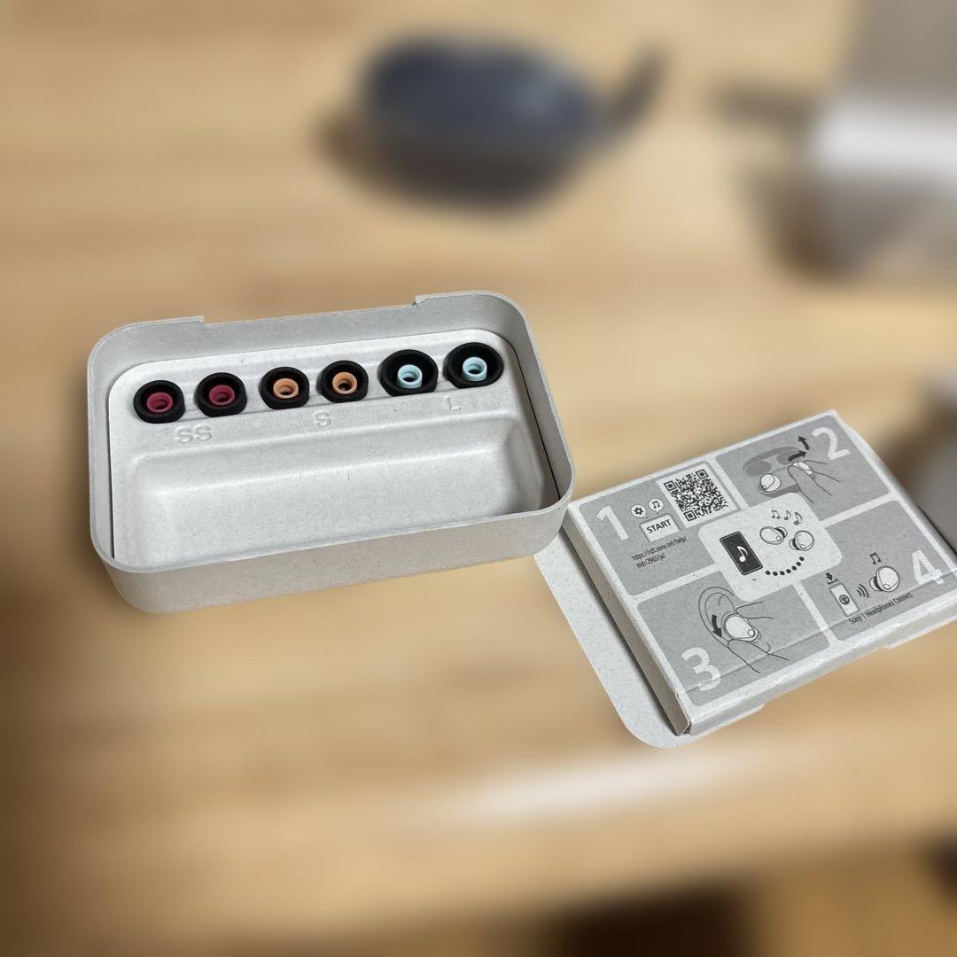 【極美品】SONY WF-1000XM5 ブラック　3年保証&ラバーケース付き