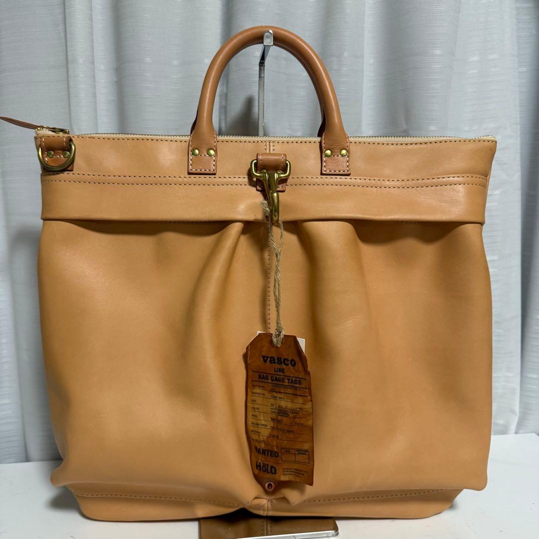 ⭐️未使用⭐️ヴァスコ VASCO ヘルメットバッグ ナチュラル　レザー
