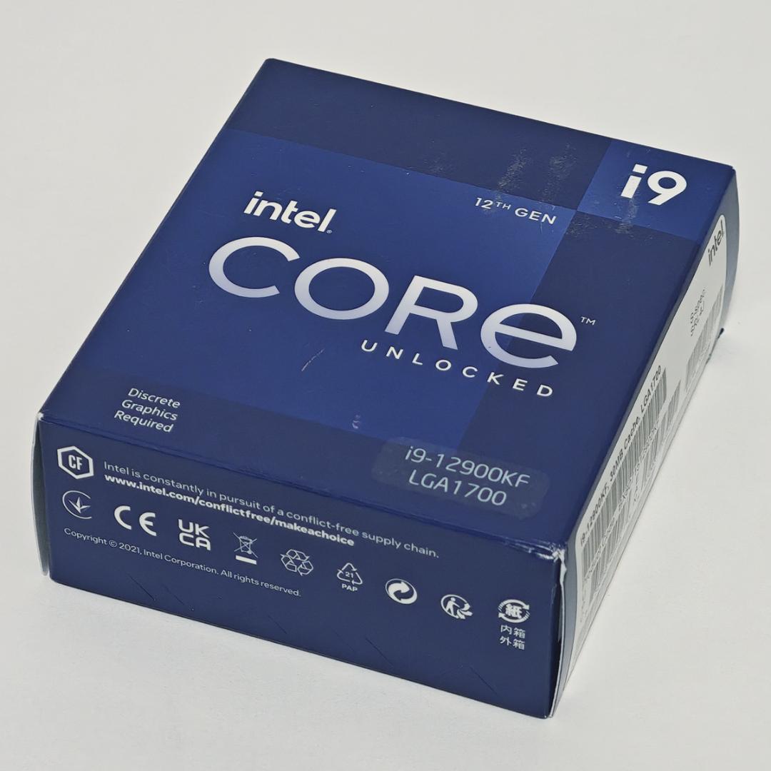 Intel Core i9-12900KF CPU 3年使用品
