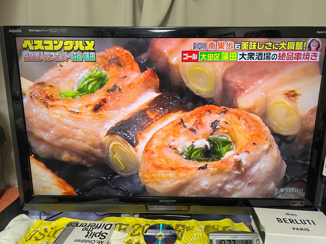 SHARP液晶テレビLC-46LX1 2010年製リモコン付きB-CAS不具合