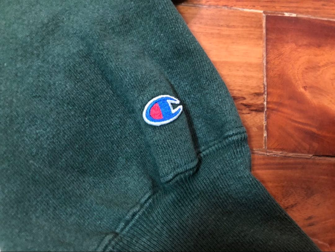P*5様 90s championリバースウィーブスウェット緑/古着vintag