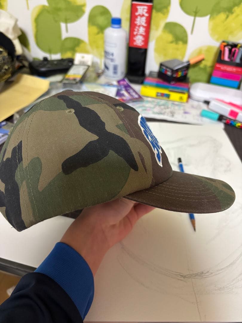 SUPREME 迷彩キャップ