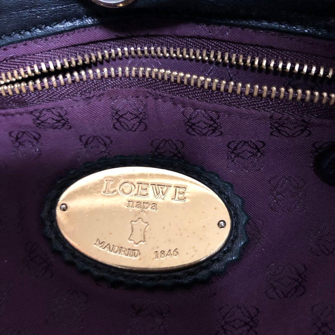 ロエベ　ナッパアイレ　黒