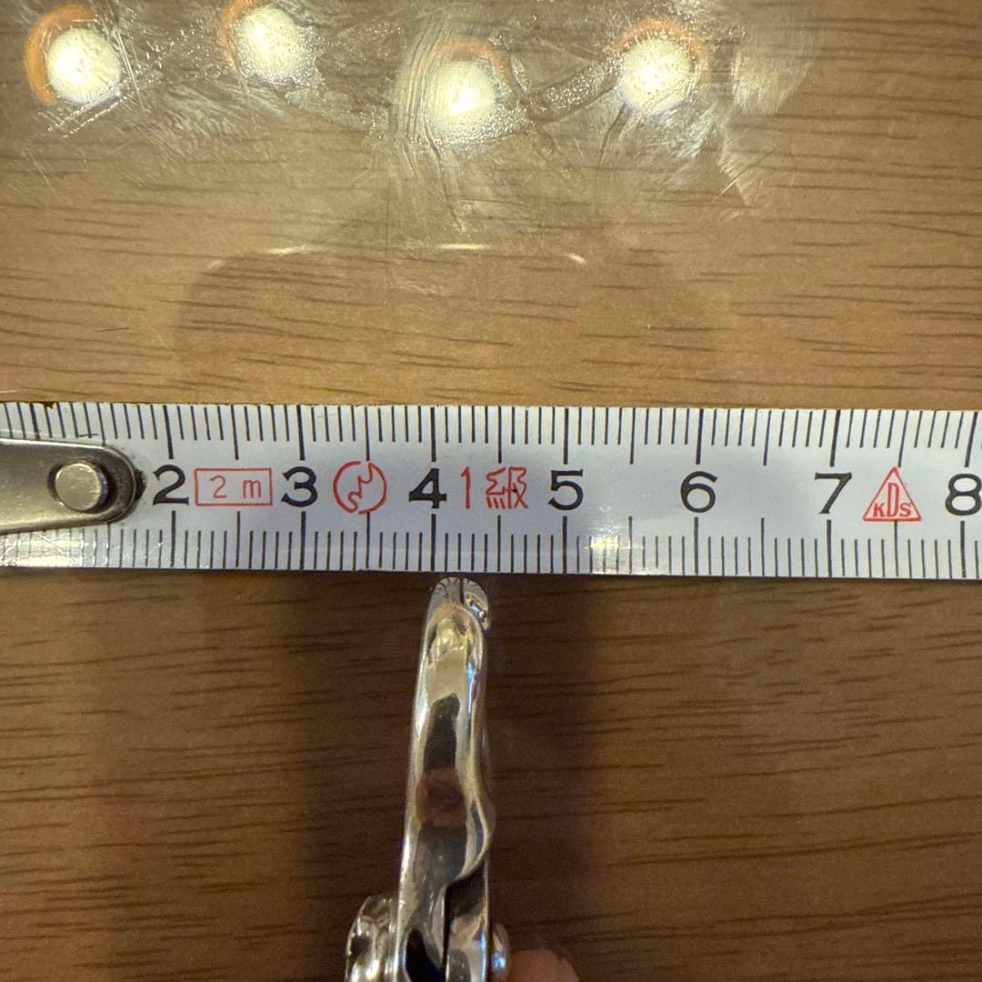 キークリップ　キーリング　シルバー925 フレア