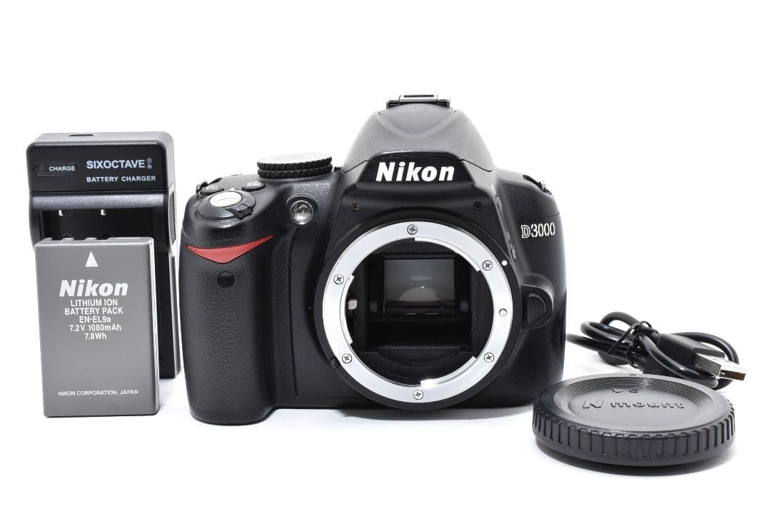 ☆動作正常☆ Nikon D3000 ニコン デジタル 一眼レフ カメラ ボディ