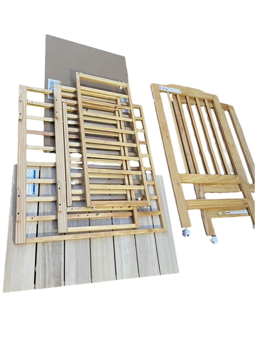 KATOJI カトージ ハイシート ミニベッド ナチュラル