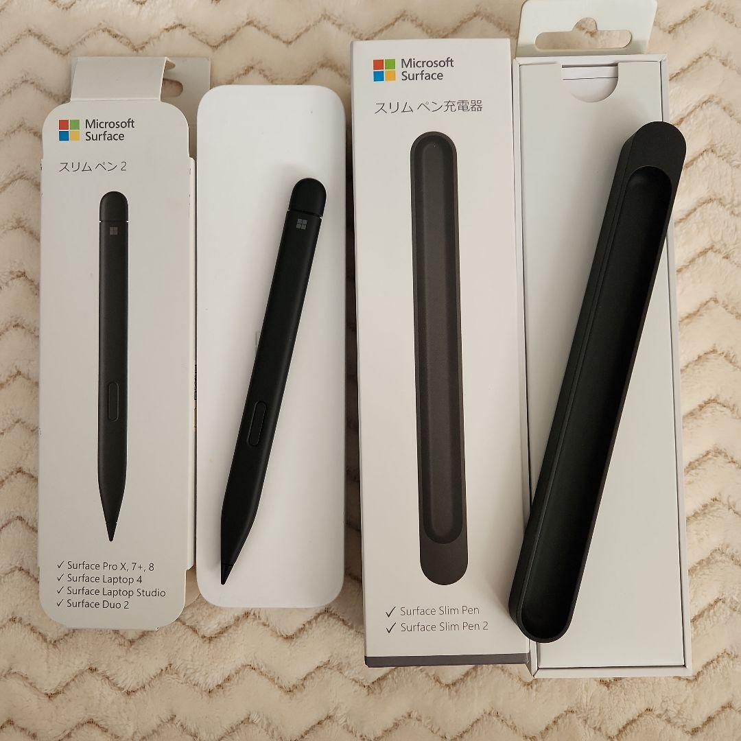 Microsoft Surface Pen 2 黒　 充電器　セット