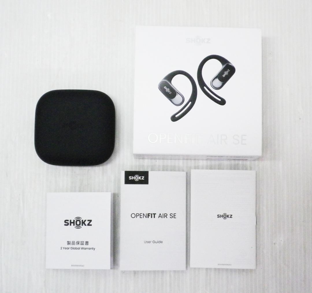 SHOKZ OpenFit Air SE オープンイヤー型イヤホン 防水