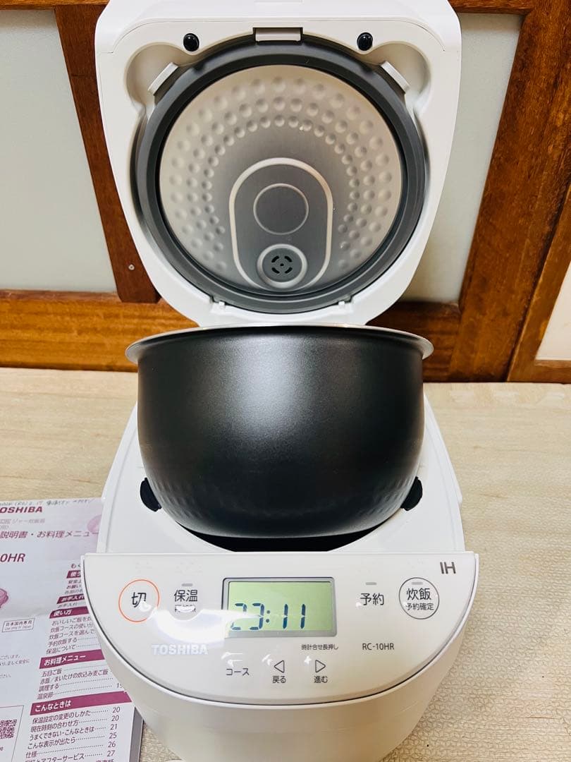 TOSHIBA RC-10HR IH炊飯ジャー炊飯器5.5合炊き