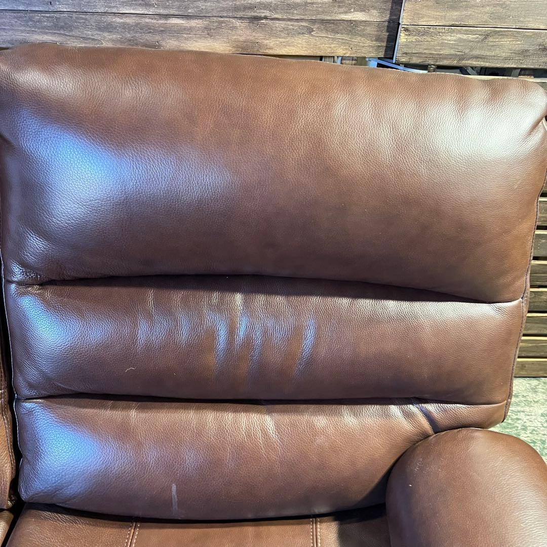 G223⭐︎ 電動リクライニングソファ　ニトリ　2人掛け　ブラウン