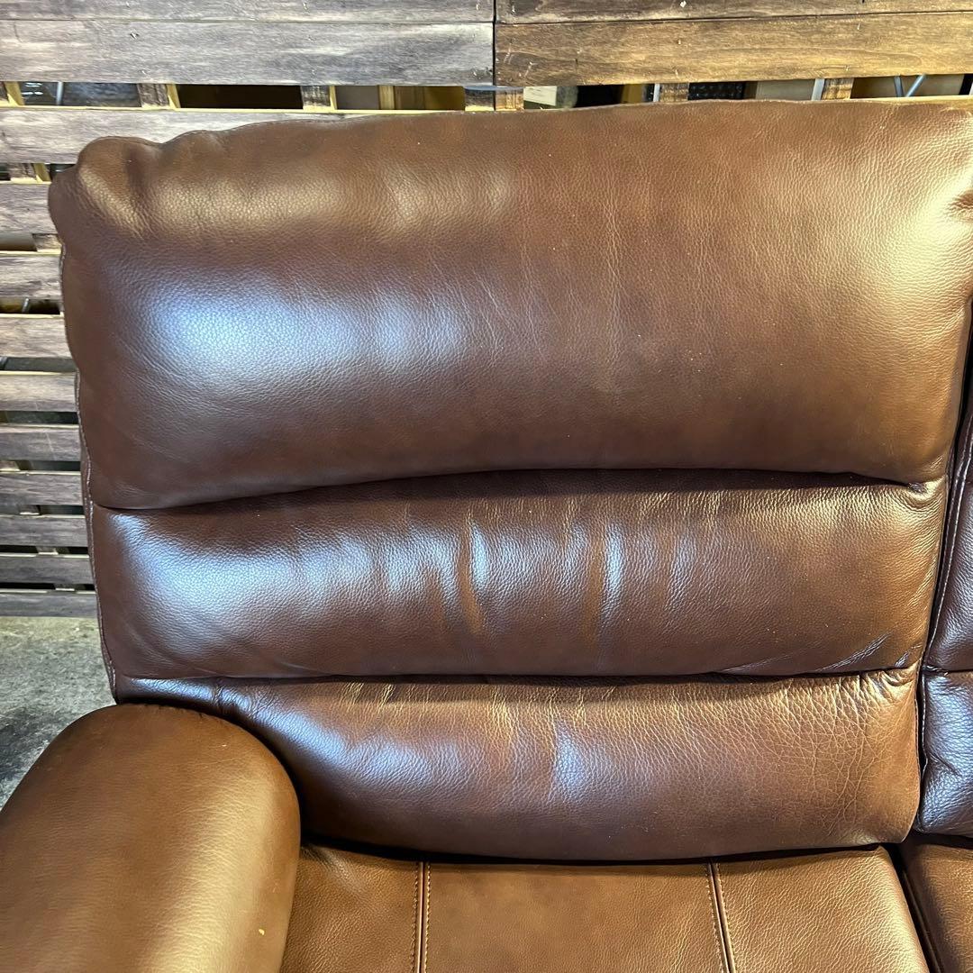 G223⭐︎ 電動リクライニングソファ　ニトリ　2人掛け　ブラウン