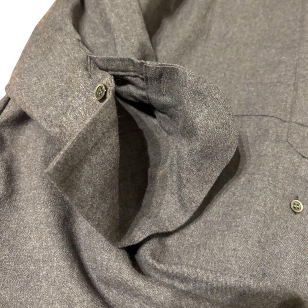 RAINBOW　SACRA サクラ　ウール シャツワンピース　ロング