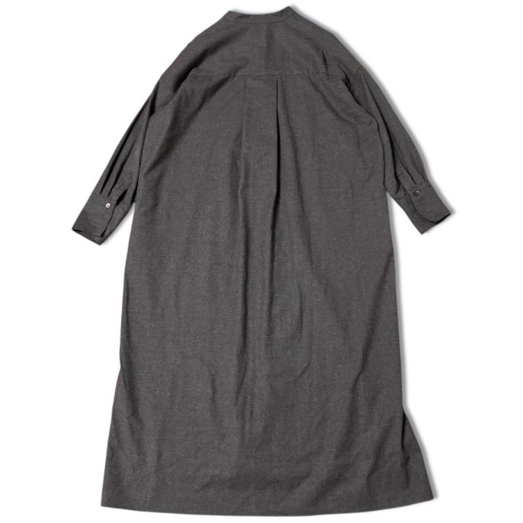 RAINBOW　SACRA サクラ　ウール シャツワンピース　ロング