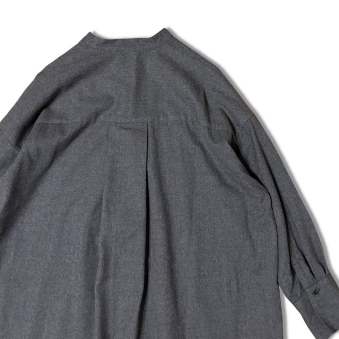 RAINBOW　SACRA サクラ　ウール シャツワンピース　ロング