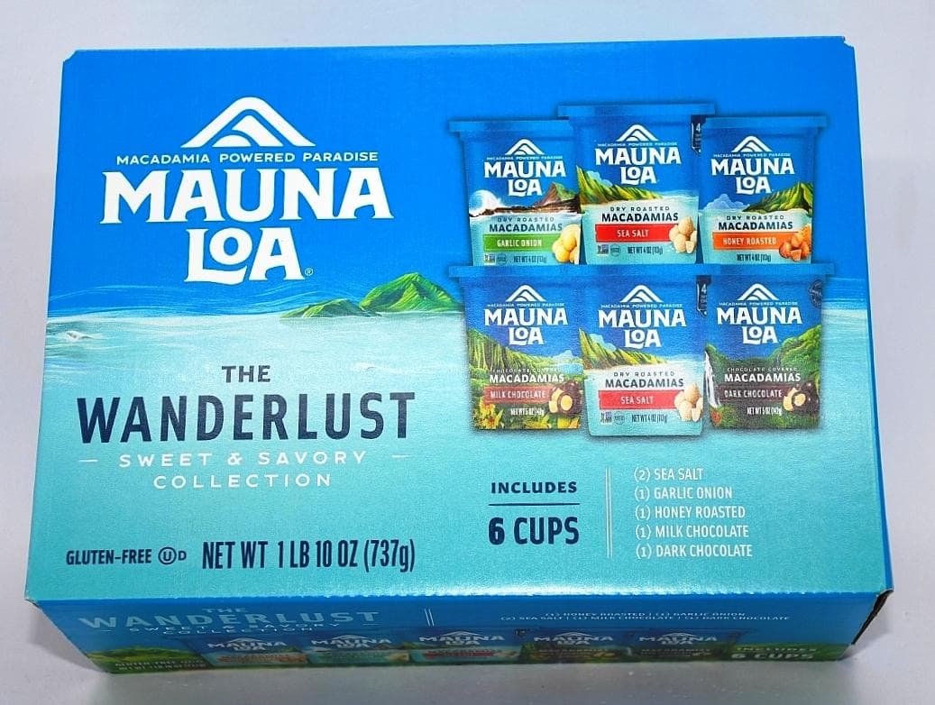 MAUNALOA マウナロア マカダミアナッツ ミックス6カップ(缶) 送料込