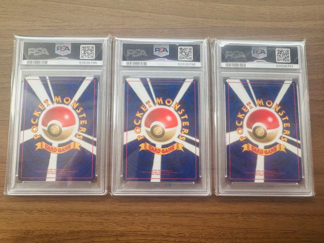 【良個体】ピカチュウ ミュウツー ミュウ psa9 3連番 ワールドホビーフェア