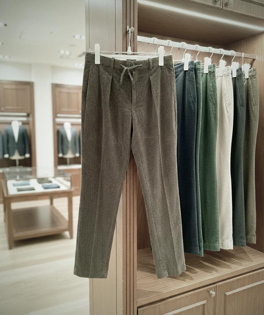 てら　CIRCOLO 1901 コーデュロイ パンツ　カーキ　48