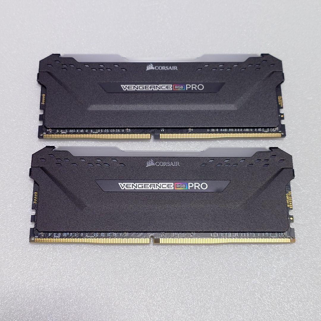 Corsair RGB DDR4 16×2 32GB 3000MHz　動作確認済