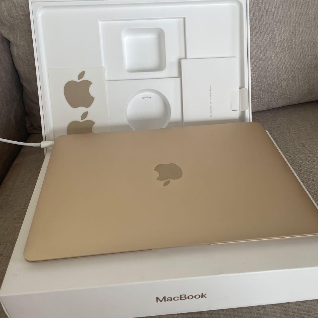 MacBook 12インチ Core m3 8GB ゴールド｜付属品完備