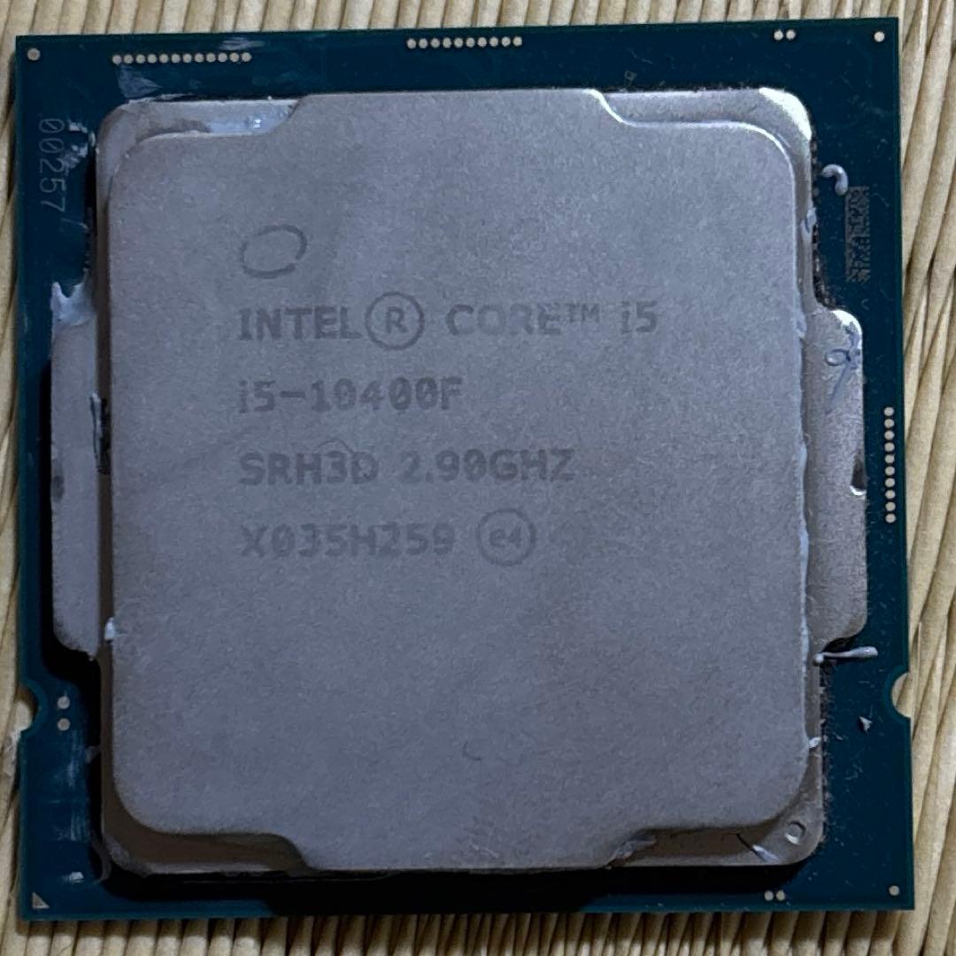 intel core i5 10400F 動作確認済み