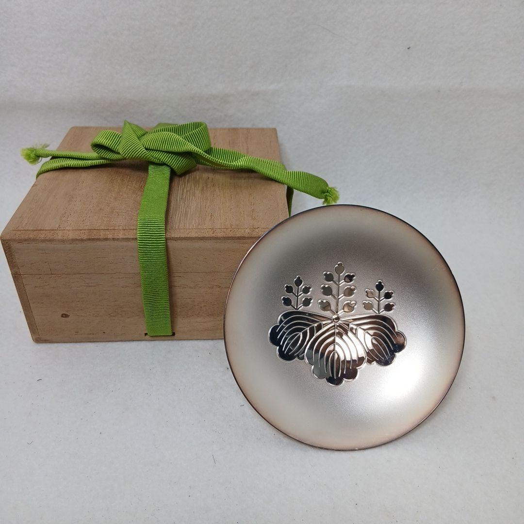 ち*る様 銀製品　銀杯　盃　重量88g　 木箱付