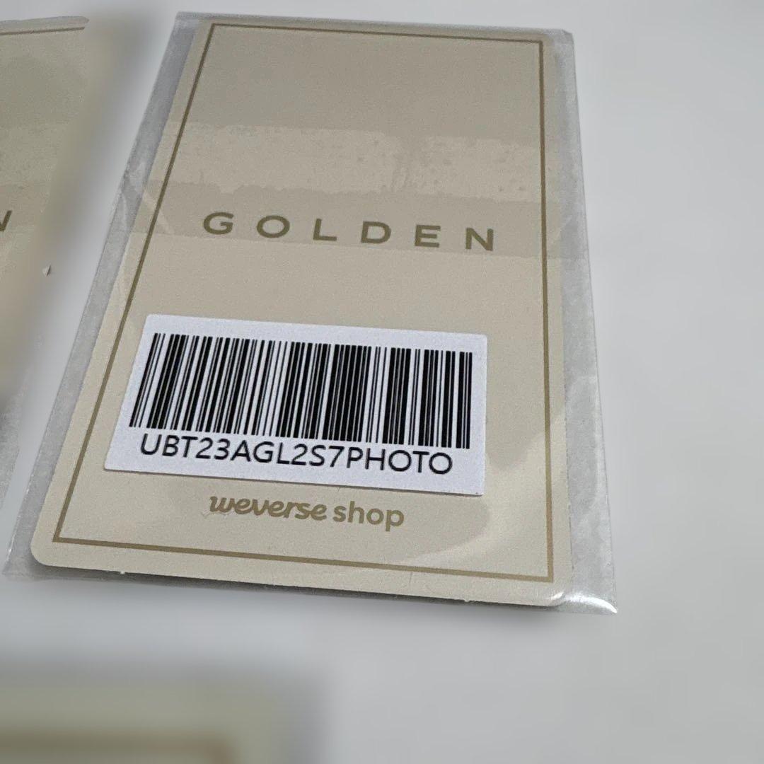 BTSジョングク⭐︎グク　golden 公式トレカ　５枚セット