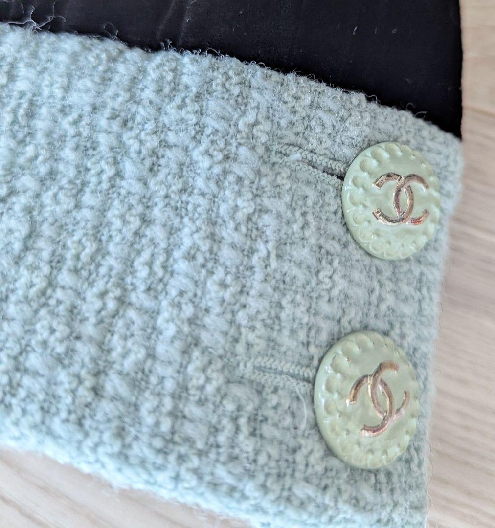 シャネル　22プレaw ジャケット　黒系　38