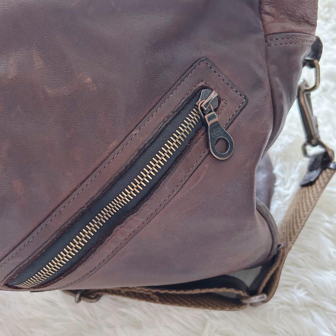 Y2K ZER ゼットイーアール00’s レザー2WAYバッグヴィンテージ 廃盤