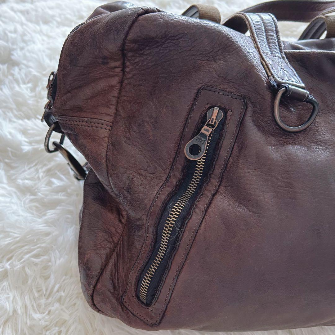 Y2K ZER ゼットイーアール00’s レザー2WAYバッグヴィンテージ 廃盤