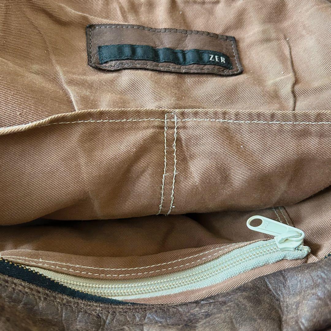 Y2K ZER ゼットイーアール00’s レザー2WAYバッグヴィンテージ 廃盤