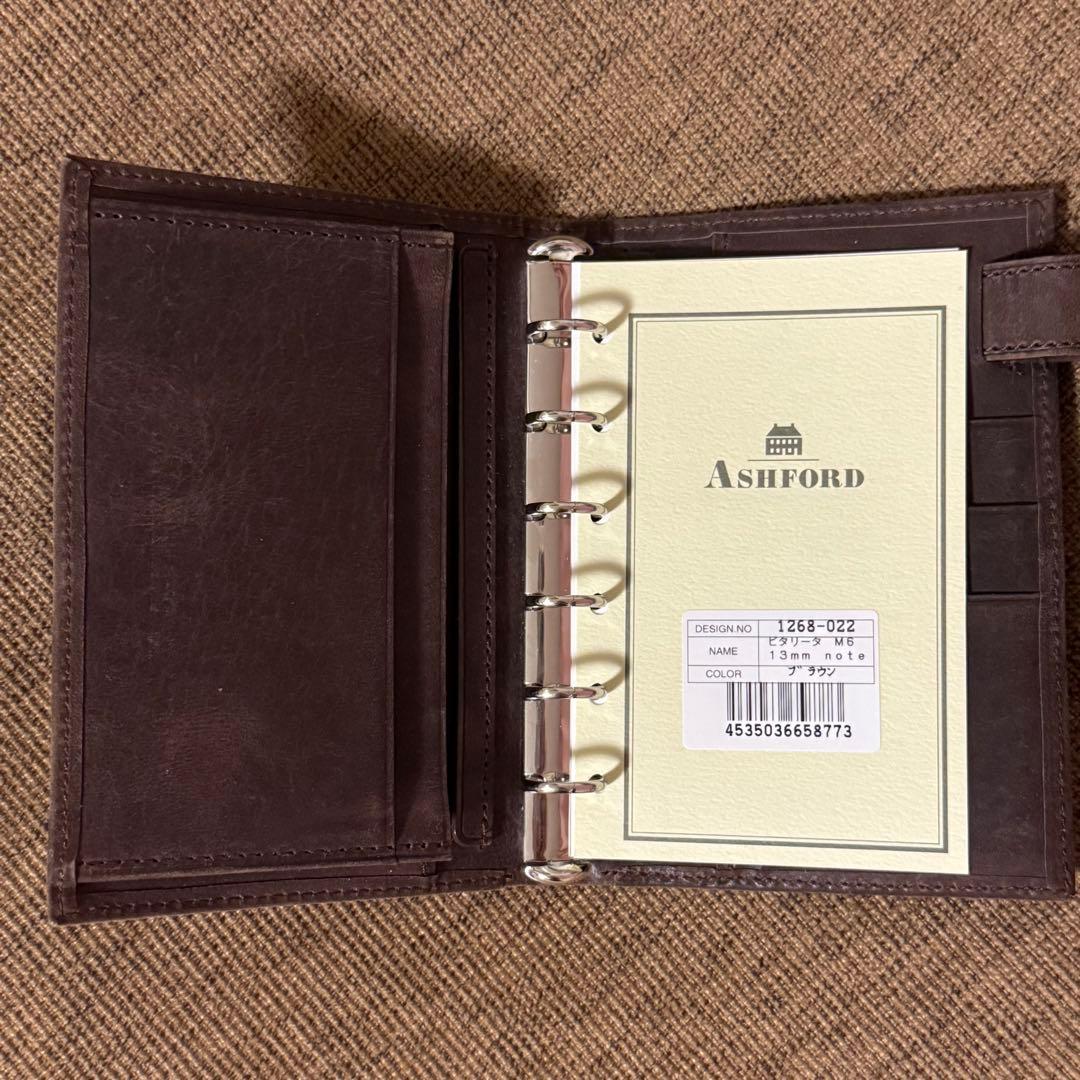 ASHFORD ビタリータ M6 リング径13mm note ブラウン