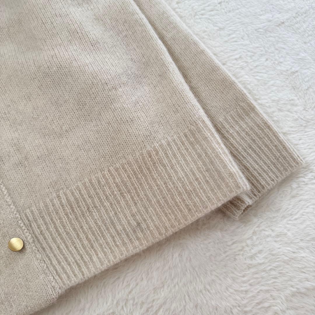 24AW NOBLE ヤク ダブルボタンニットカーディガン 金ボタン