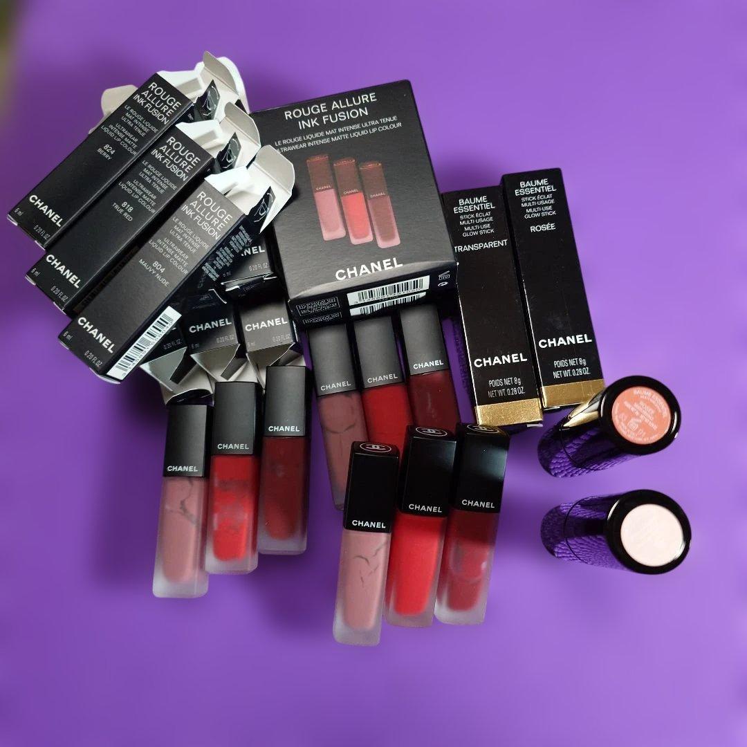 CHANEL 未使用ルージュアリュールインクフュージョン9点＆ポームエサンシエル