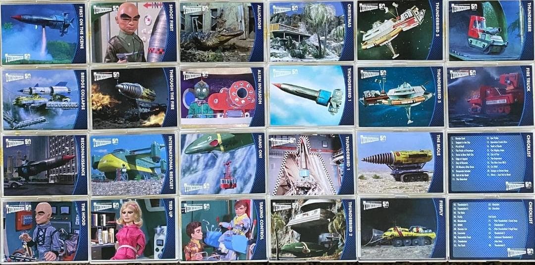 【日本未発売】サンダーバード　50周年記念　トレーディング カード　全種類未開封